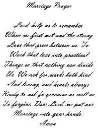 Marriage Prayer